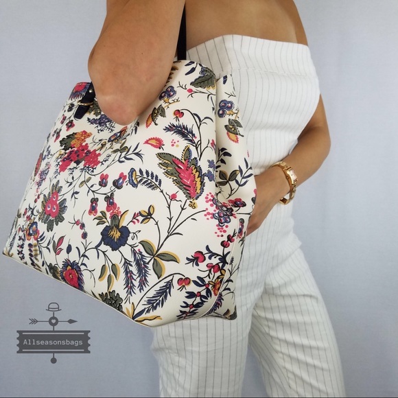 Tory Burch Kerrington Square Tote Gabriella floral - Picture 3 of 8